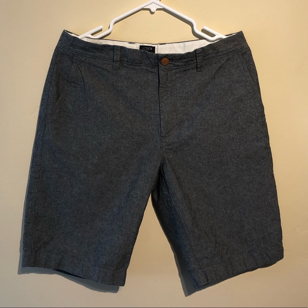 J. Crew heather grey khaki shorts